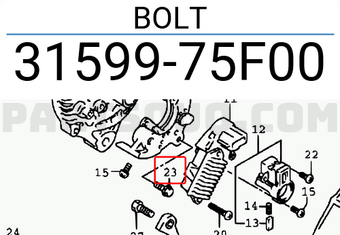 Suzuki 3159975F00 BOLT
