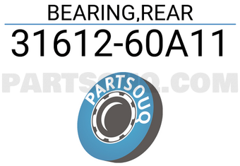 Suzuki 3161260A11 BEARING,REAR