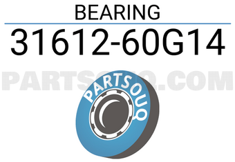 Suzuki 3161260G14 BEARING