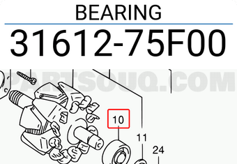 Suzuki 3161275F00 BEARING
