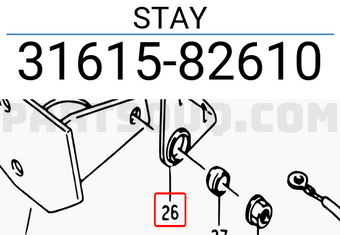 Suzuki 3161582610 STAY