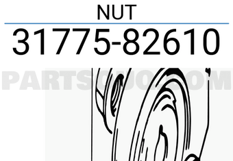 Suzuki 3177582610 NUT