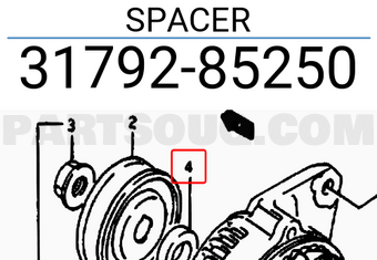 Suzuki 3179285250 SPACER