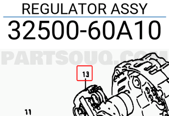 Suzuki 3250060A10 REGULATOR ASSY