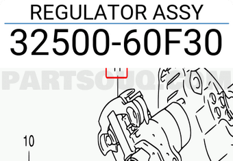 Suzuki 3250060F30 REGULATOR ASSY
