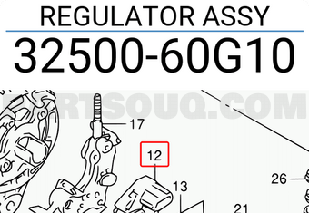 Suzuki 3250060G10 REGULATOR ASSY