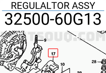 Suzuki 3250060G13 REGULALTOR ASSY