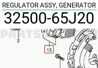 Suzuki 3250065J20 REGULATOR ASSY, GENERATOR