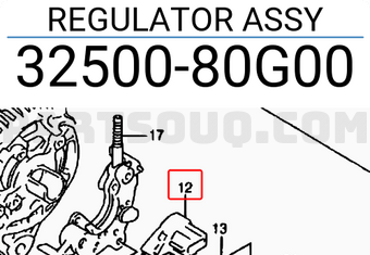Suzuki 3250080G00 REGULATOR ASSY