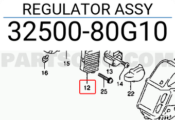 Suzuki 3250080G10 REGULATOR ASSY