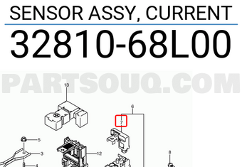 Suzuki 3281068L00 SENSOR ASSY, CURRENT