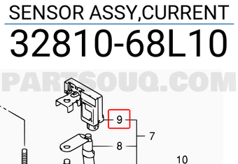 Suzuki 3281068L10 SENSOR ASSY,CURRENT