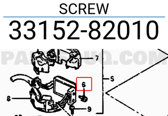Suzuki 3315282010 SCREW
