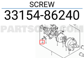 Suzuki 3315486240 SCREW