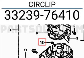 Suzuki 3323976410 CIRCLIP