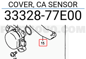 Suzuki 3332877E00 COVER, CA SENSOR