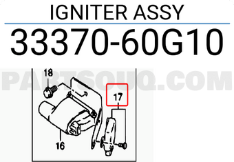 Suzuki 3337060G10 IGNITER ASSY