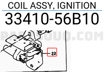 Suzuki 3341056B10 COIL ASSY, IGNITION