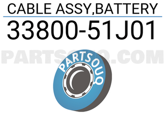 Suzuki 3380051J01 CABLE ASSY,BATTERY