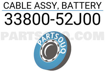 Suzuki 3380052J00 CABLE ASSY, BATTERY