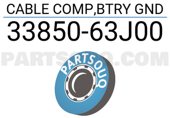 Suzuki 3385063J00 CABLE COMP,BTRY GND