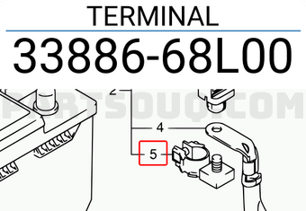 Suzuki 3388668L00 TERMINAL