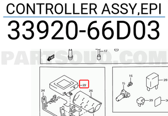 Suzuki 3392066D03 CONTROLLER ASSY,EPI