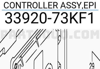 Suzuki 3392073KF1 CONTROLLER ASSY,EPI