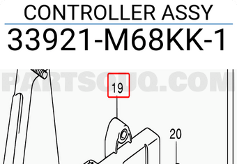 Suzuki 33921M68KK1 CONTROLLER ASSY