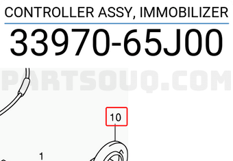 Suzuki 3397065J00 CONTROLLER ASSY, IMMOBILIZER