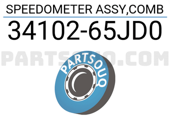 Suzuki 3410265JD0 SPEEDOMETER ASSY,COMB
