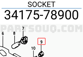 Suzuki 3417578900 SOCKET