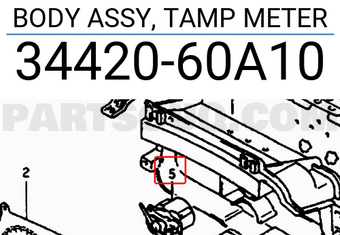 Suzuki 3442060A10 BODY ASSY, TAMP METER