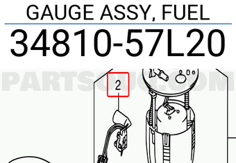 Suzuki 3481057L20 GAUGE ASSY, FUEL