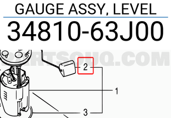 Suzuki 3481063J00 GAUGE ASSY, LEVEL