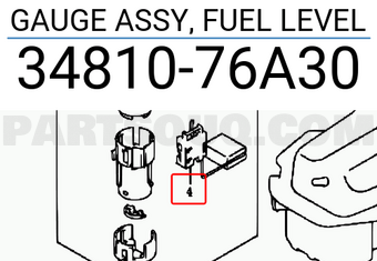 Suzuki 3481076A30 GAUGE ASSY, FUEL LEVEL