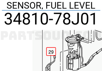 Suzuki 3481078J01 SENSOR, FUEL LEVEL