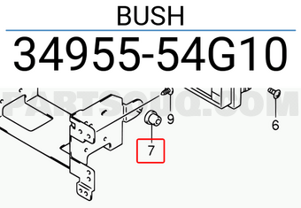 Suzuki 3495554G10 BUSH