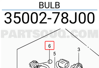 Suzuki 3500278J00 BULB