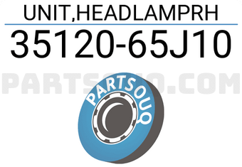 Suzuki 3512065J10 UNIT,HEADLAMPRH