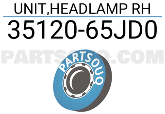 Suzuki 3512065JD0 UNIT,HEADLAMP RH