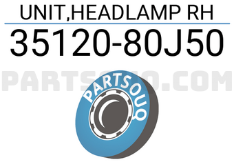 Suzuki 3512080J50 UNIT,HEADLAMP RH
