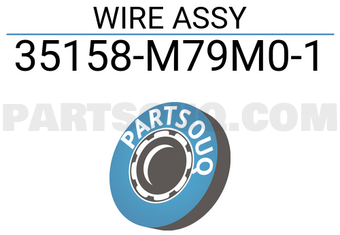 Suzuki 35158M79M01 WIRE ASSY