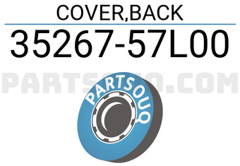 Suzuki 3526757L00 COVER,BACK