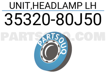 Suzuki 3532080J50 UNIT,HEADLAMP LH