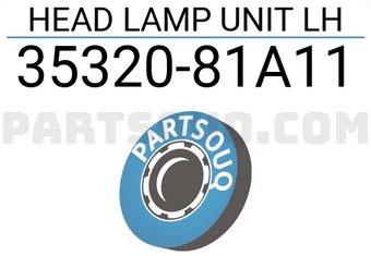 Suzuki 3532081A11 HEAD LAMP UNIT LH