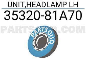 Suzuki 3532081A70 UNIT,HEADLAMP LH