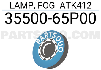 Suzuki 3550065P00 LAMP, FOG ATK412