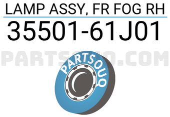 Suzuki 3550161J01 LAMP ASSY, FR FOG RH