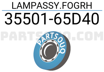 Suzuki 3550165D40 LAMPASSY.FOGRH